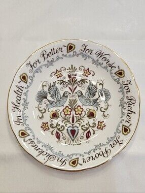 Saucer ONLY - " Wedding Vows" by Paragon.